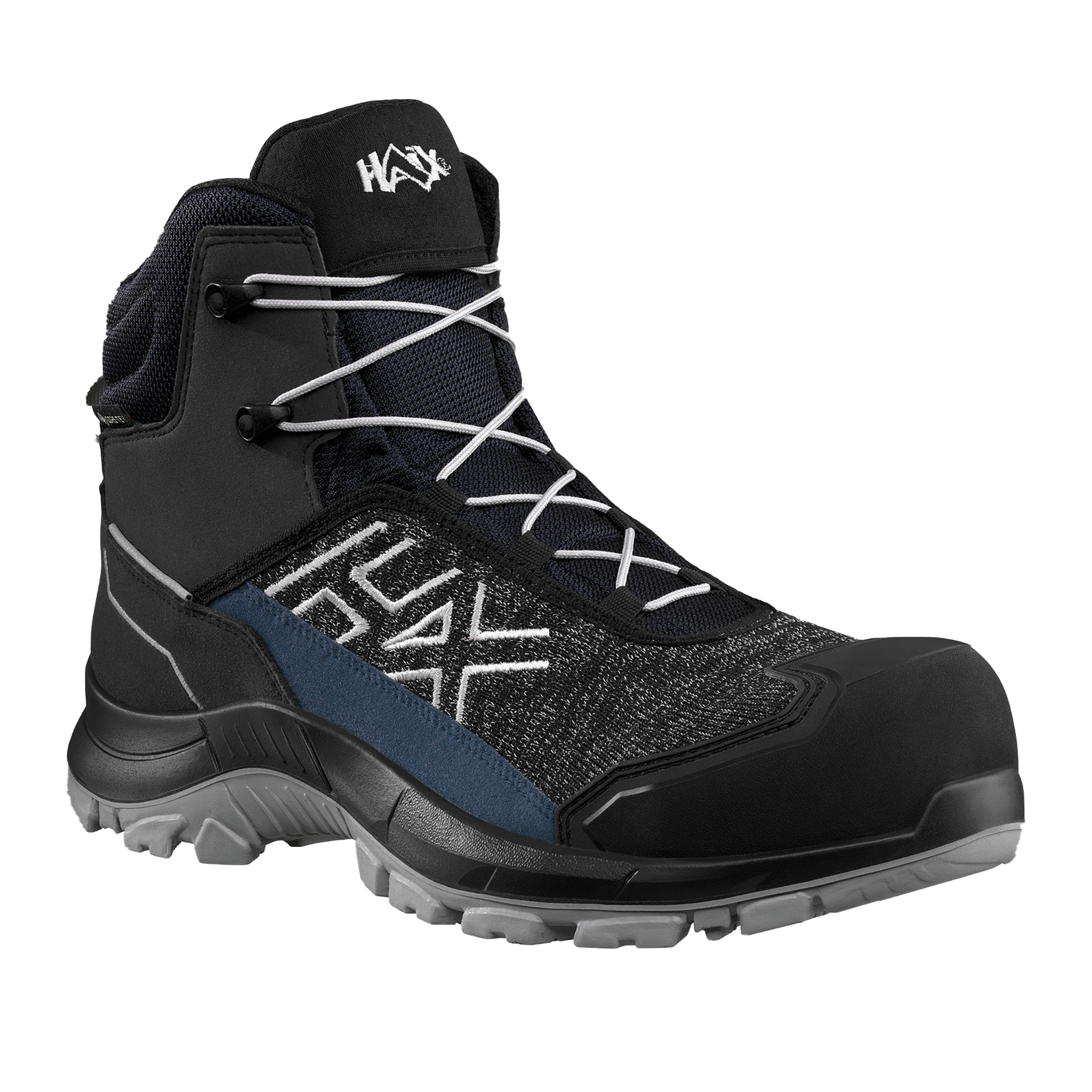 HAIX Black Eagle Safety 410 mid Sicherheitsschuh, C, GTX, blue, S7S