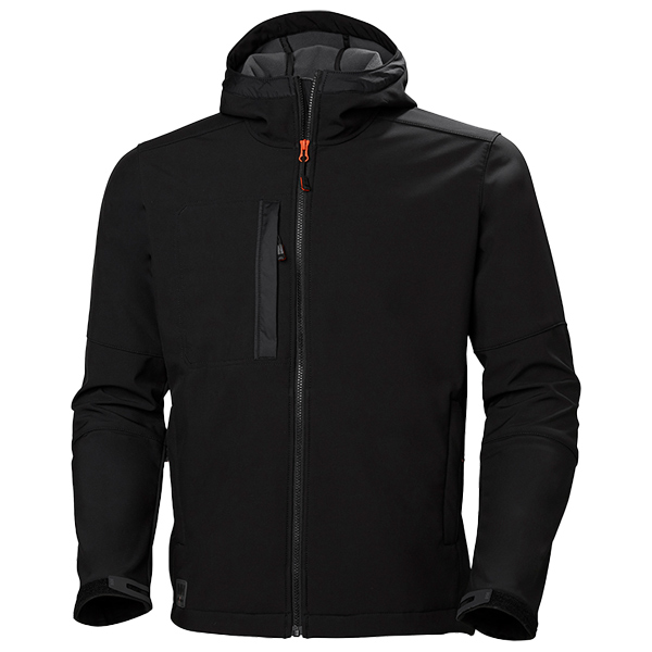 HellyHansen_Kensington_HoodSoftsJacket_74230_990 Helly Hansen Kensington Softshell Jacke mit Kapuze, Schwarz