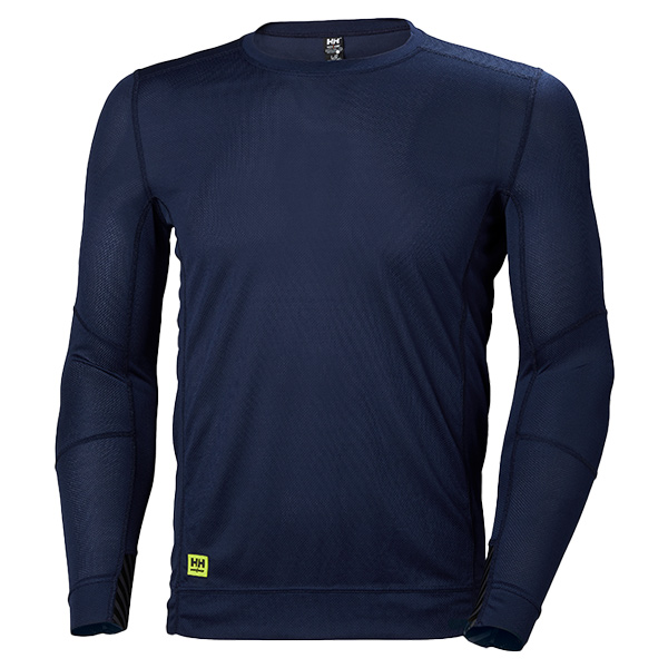 HellyHansen_LifaCrewneck_75105_590 Helly Hansen Lifa Crewneck Funktionsshirt langarm, Navy