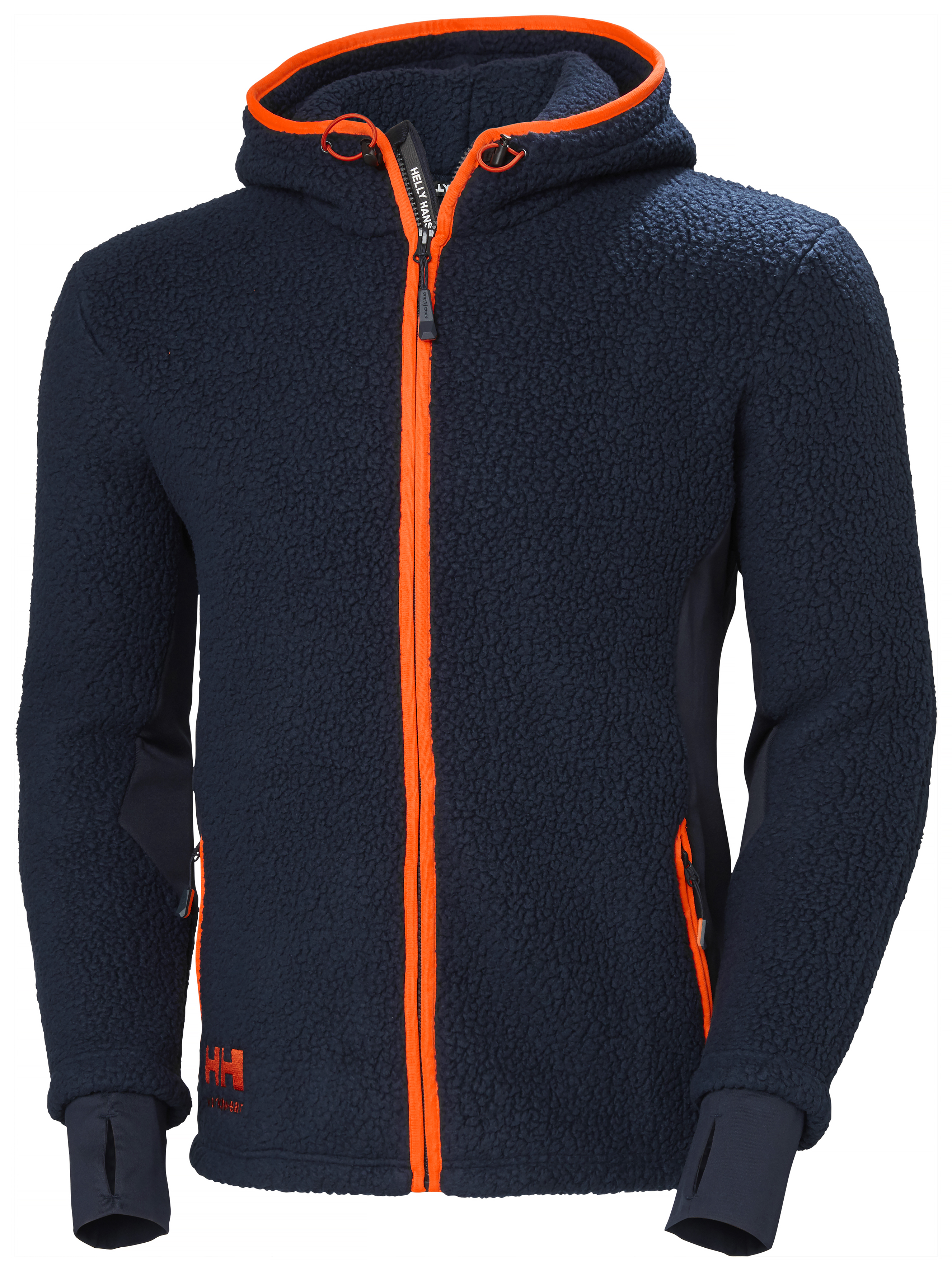 Helly Hansen Evolution Faserpelz Jacke mit Kapuze, navyblau