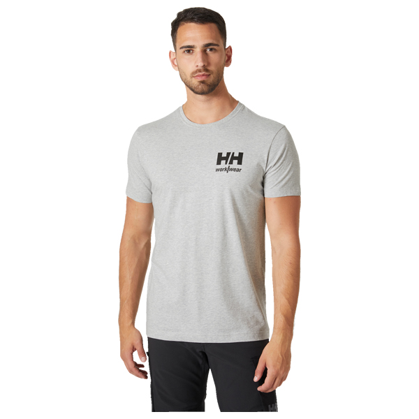 Helly Hansen Classic Logo T-Shirt - Light Grey Melange