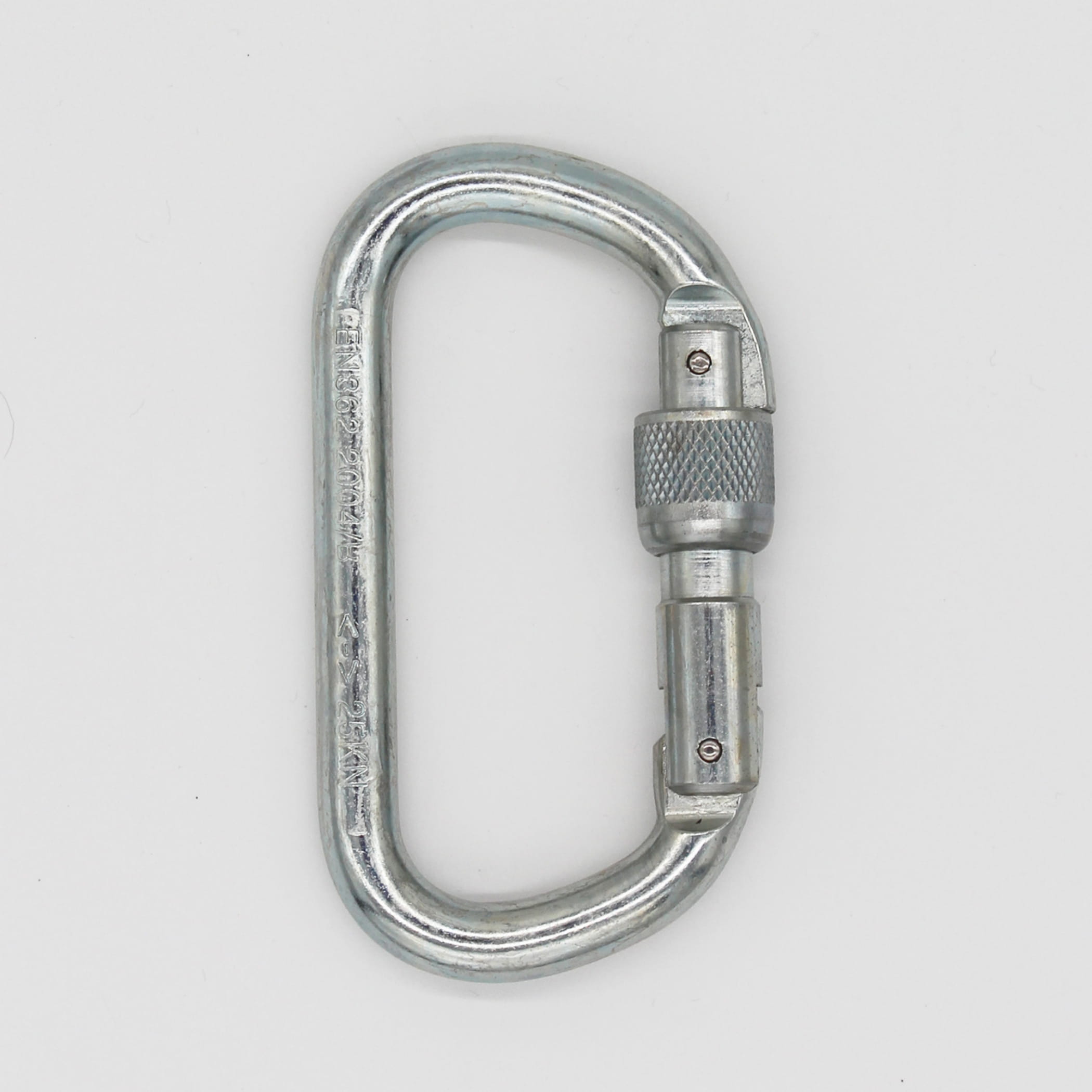 Schraubkarabiner CS-20 Stahl  BL.25kN EN362 Klasse B