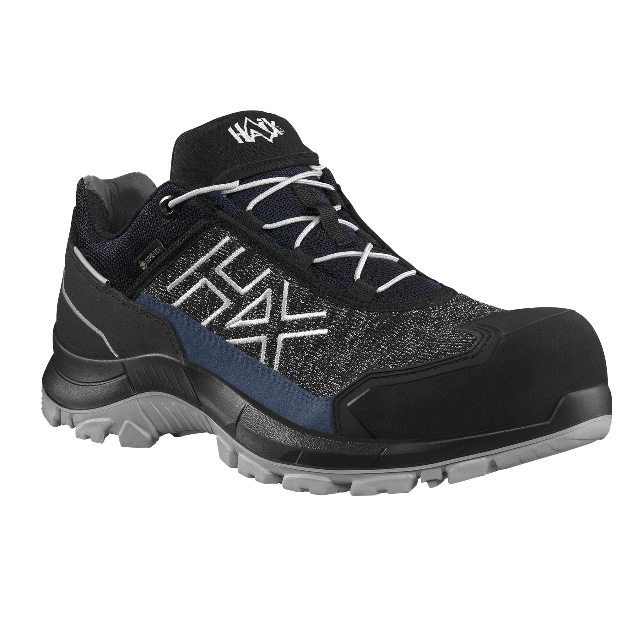 HAIX Black Eagle Safety 400 low Sicherheitsschuh, C, GTX, blue, S7S