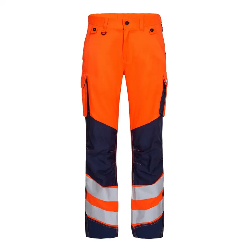 Safety Light Arbeitshose, EN ISO 20471, Orange-Anthrazit