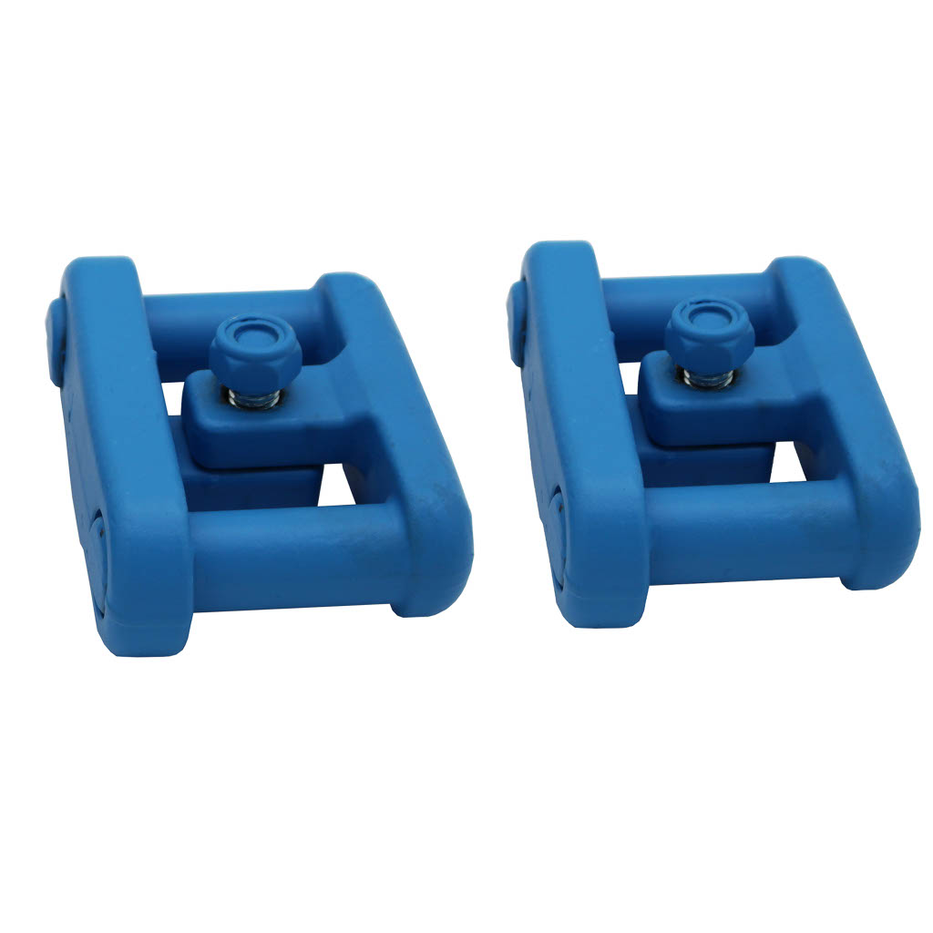 pewag bluetrack duo Schloss extra lang (2 Stk.), für Forstbänder der Größe L 