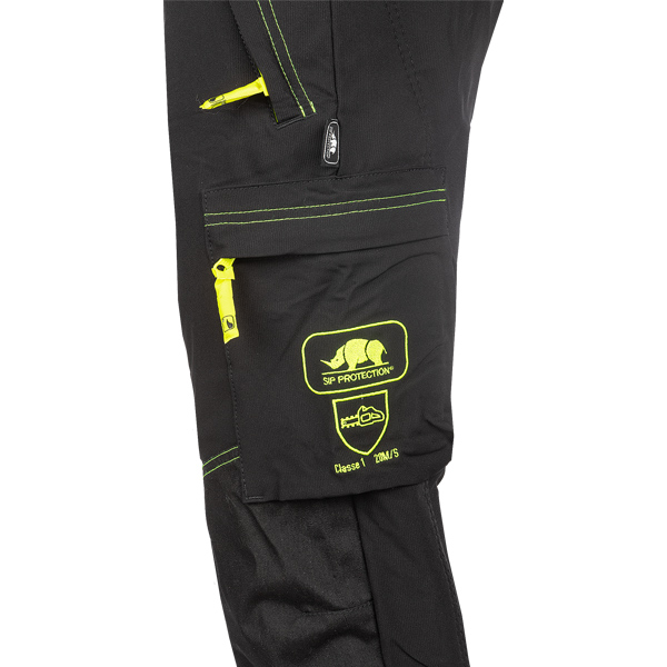 SIP_ReFlex_Schnittschutzhose_1XRP_684_5 SIP ReFlex Schnittschutzhose, Schnittschutzklasse 1 (20 m/s) - Schwarz-Gelb