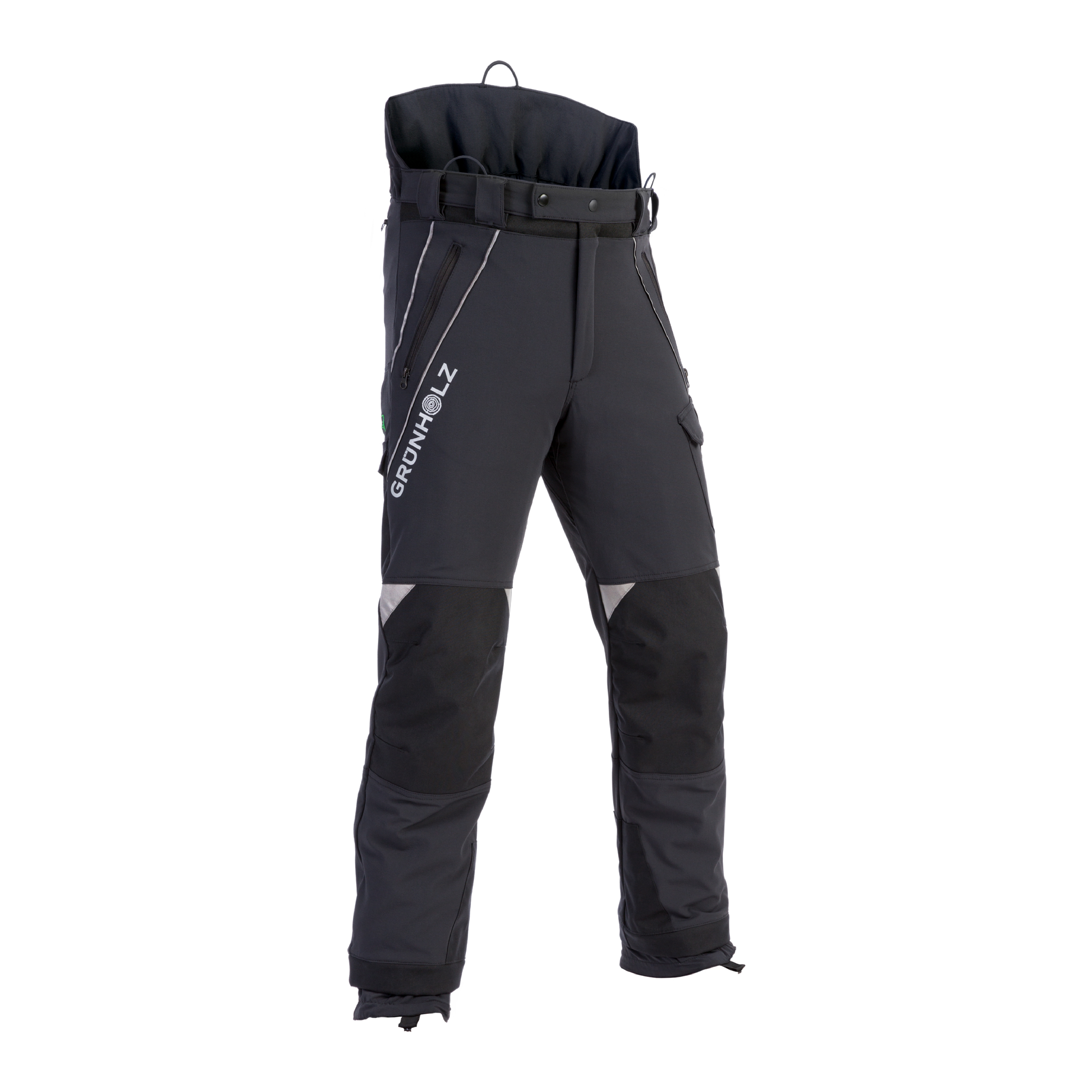 GRÜNHOLZ® Pro³®air Schnittschutzhose anthrazit - KWF-Profi