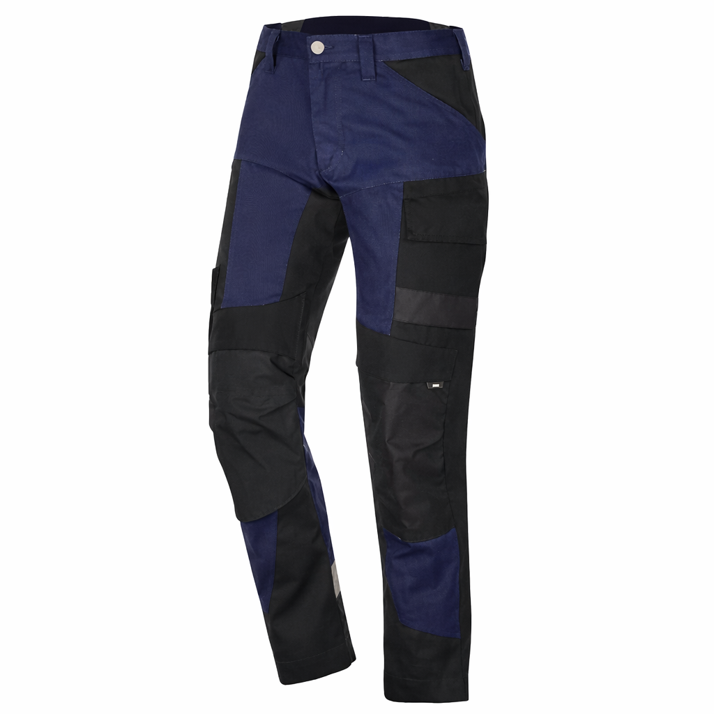 FHB Arbeitshose Leo, marine-schwarz, Gr. 86