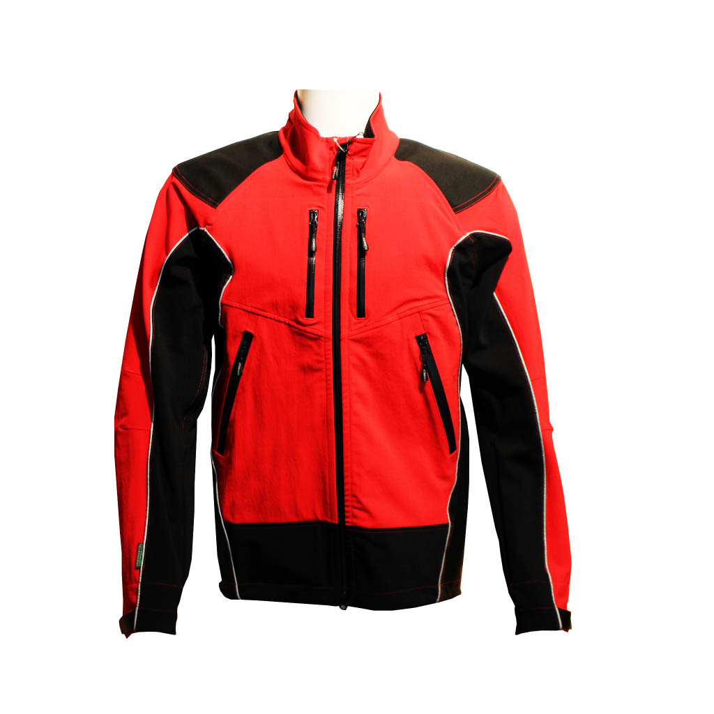 Arboristjacke rot-schwarz Arboristjacke rot-schwarz