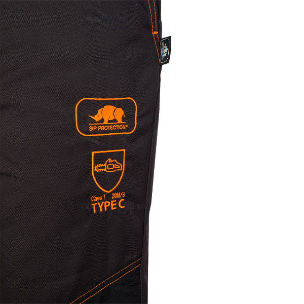 SIP Aspin BasePro Schnittschutzlatzhose, Typ C, Schnittschutzklasse 1 (20m/s)