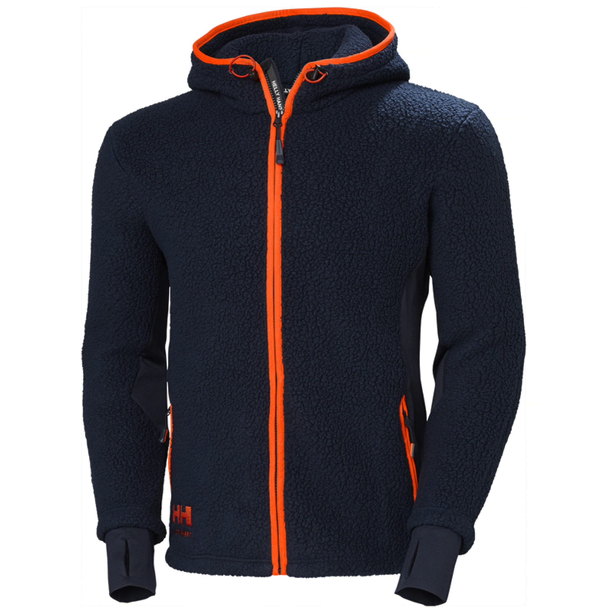 Helly Hansen Evolution Faserpelz Jacke mit Kapuze, navyblau