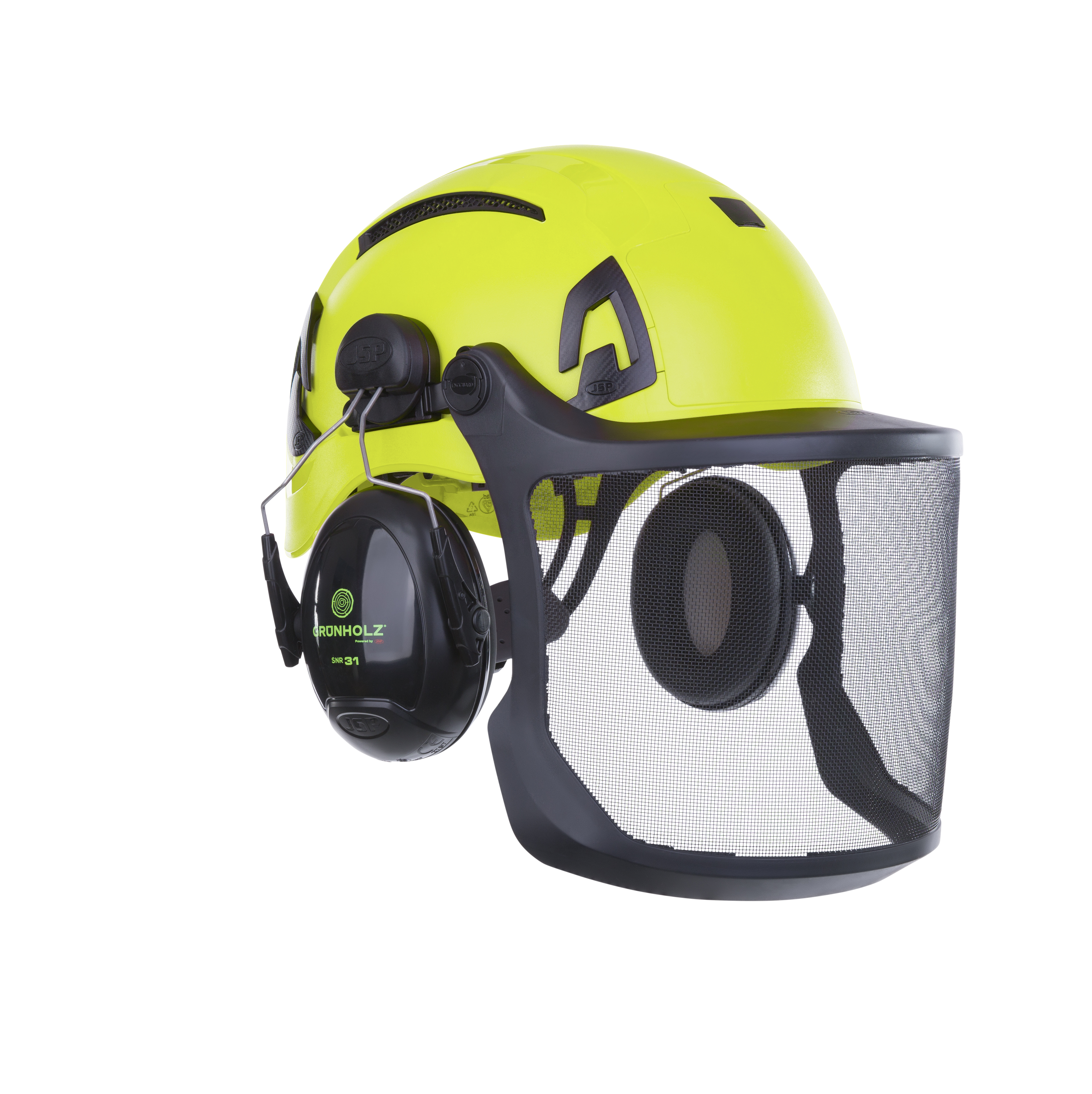 GH_helm_gelb_front2 GRÜNHOLZ Pro³climb Forsthelm, EN397