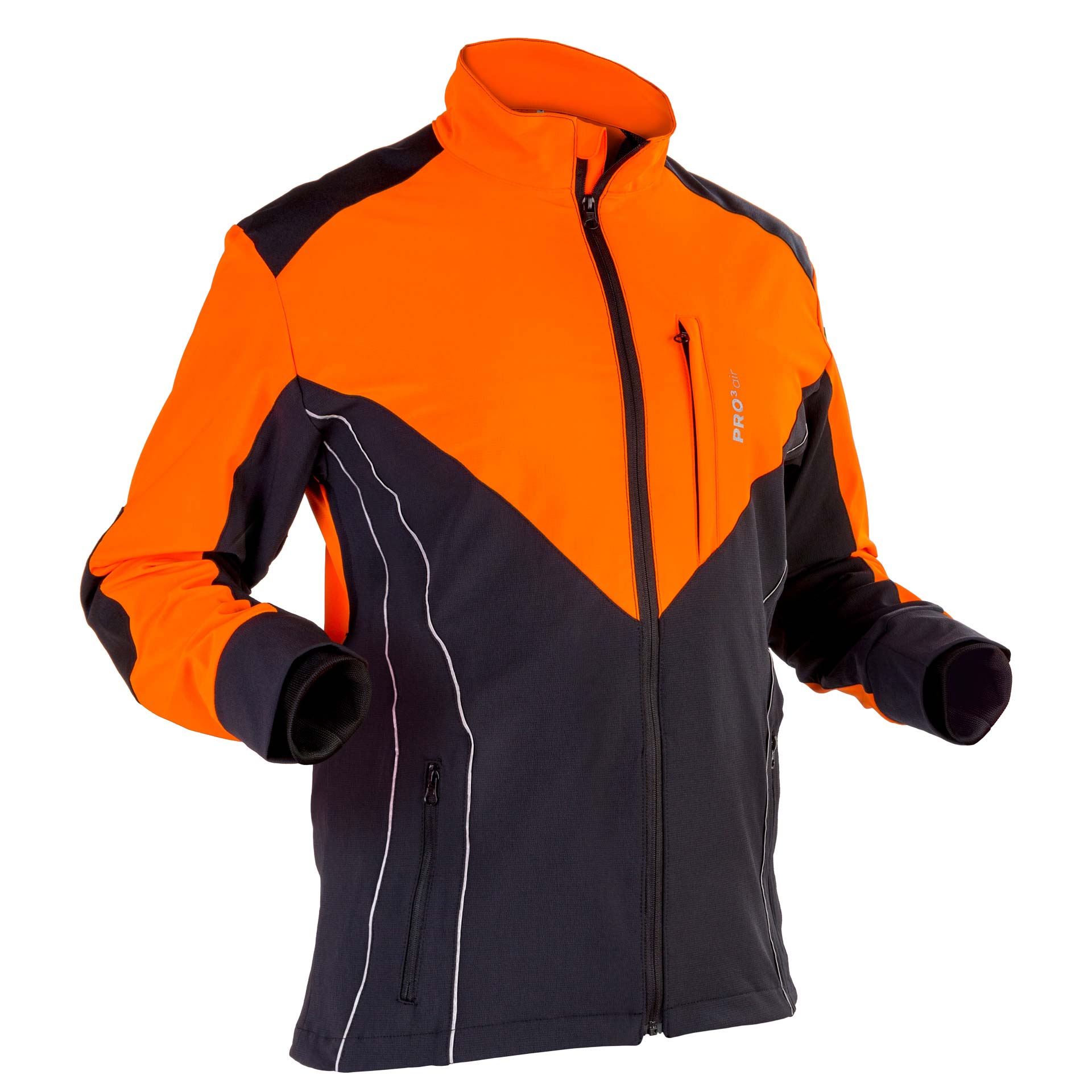 GRÜNHOLZ® Pro³®air Forstjacke orange-anthrazit - KWF-Profi