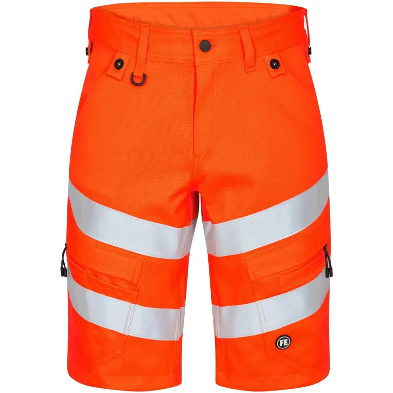 Safety Arbeitsshort, EN ISO 20471, Orange-Anthrazit