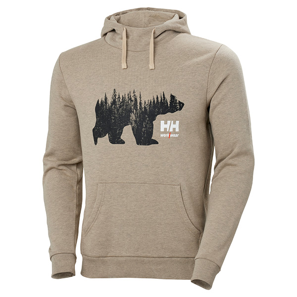 Helly Hansen Workwear Graphic Hoodie, Sand