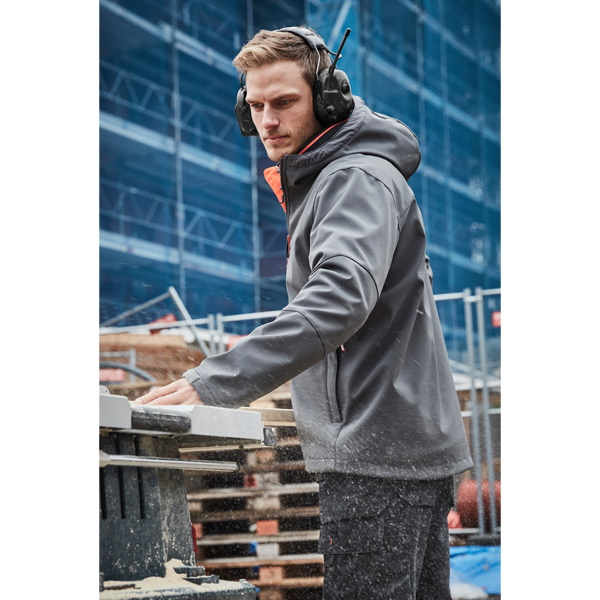 Helly Hansen Kensington Softshell Jacke mit Kapuze, Dark Grey