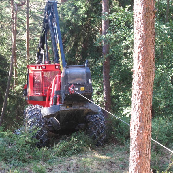 Traktionswindenseil_hochverdichtet_V186_Haspel_Anwendung_1 Forst-Extrem® V186 Traktionswindenseil