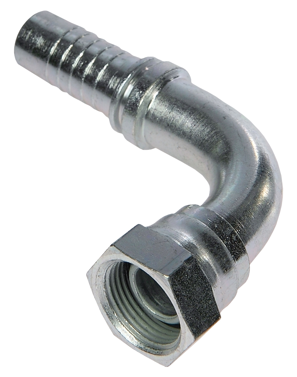 Pressnippel 2SN DN06  DKR 90°