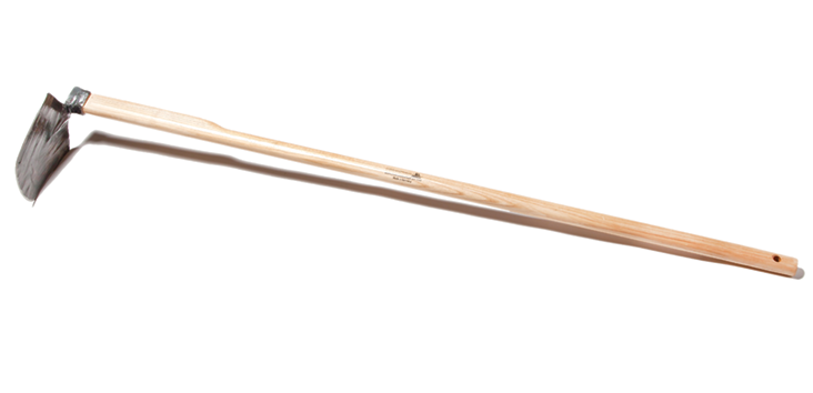 Krumpholz Halbrundhacke, Ovalblatt, Eschenstiel, Gewicht 1.500g, Stiellänge 130cm