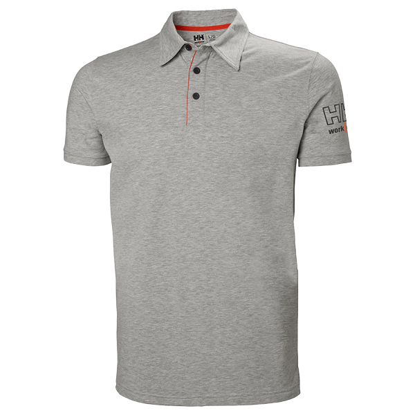 Helly Hansen Kensington Poloshirt, Grey-Melange