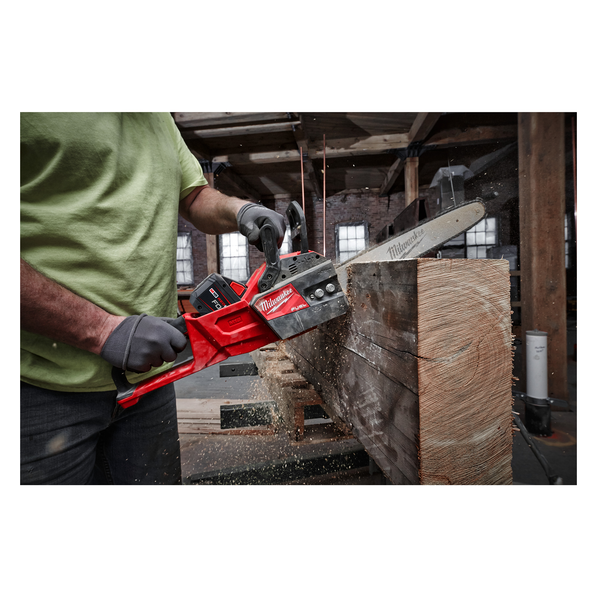Milwaukee M18 FUEL Akku-Kettensäge (M18 FCHS35-0), 35cm Schwert