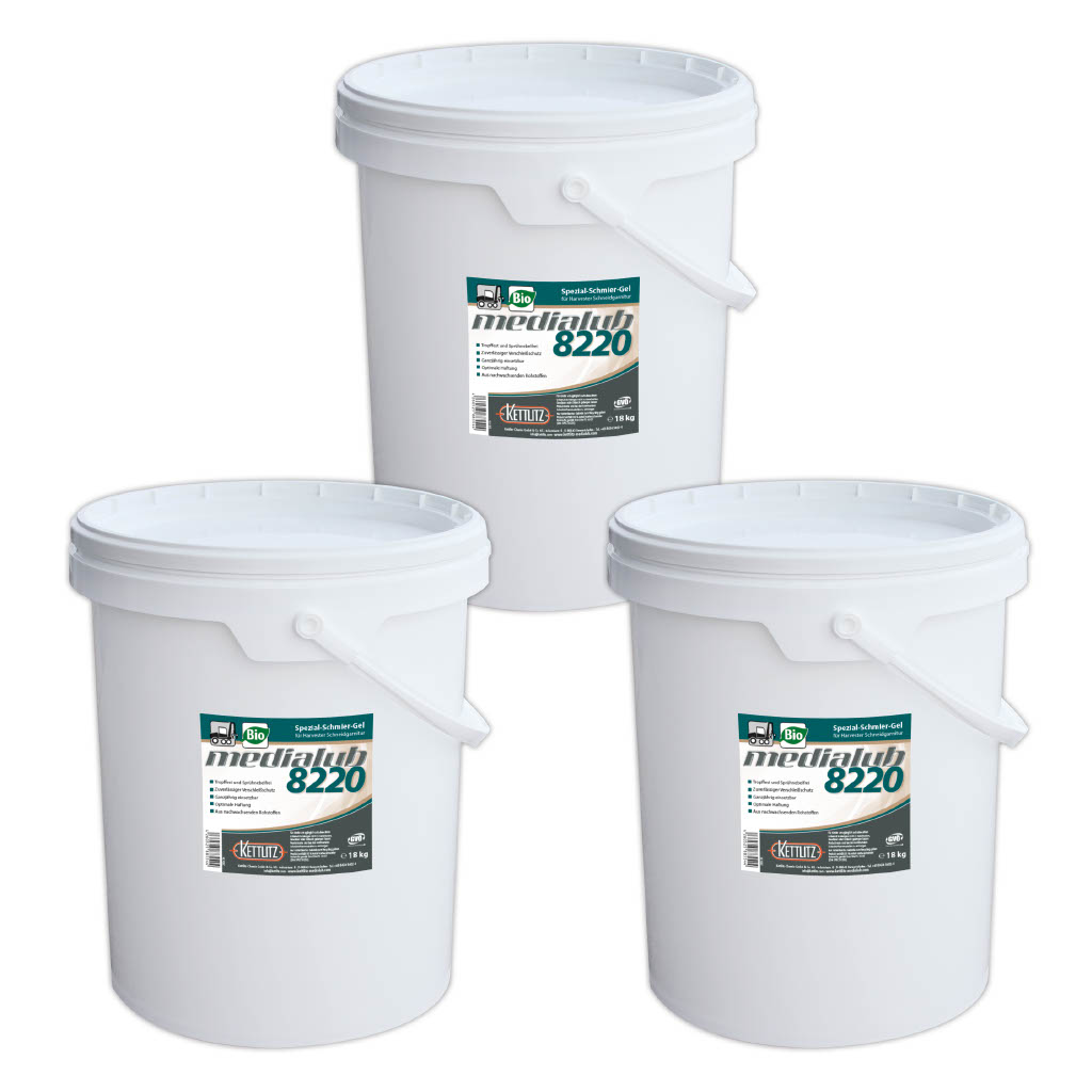 Kettlitz Medialub 8220 Spezial-Schmier-Gel 18 kg Eimer (Nur im Dreierpack erhältlich!) Kettlitz Medialub 8220 Spezial-Schmier-Gel 18 kg Eimer (Nur im Dreierpack erhältlich!)