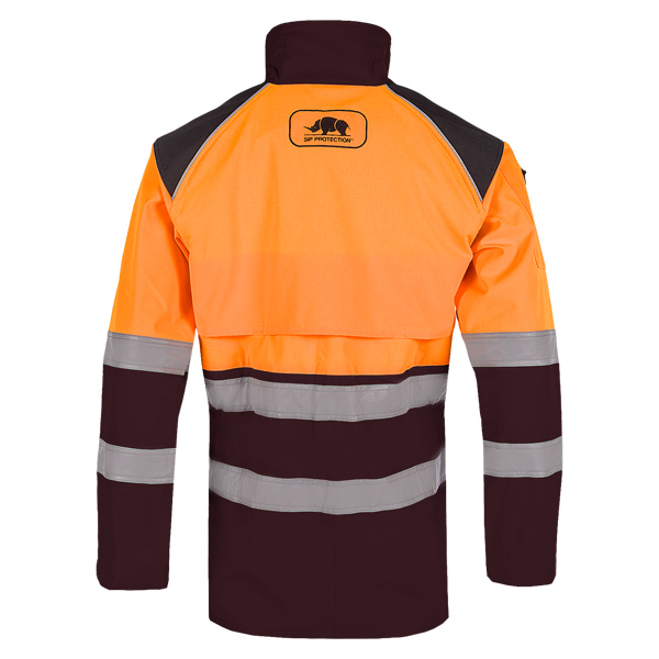 SIP Progress Forest Pro Flash Arbeitsjacke - grau - leuchtorange
