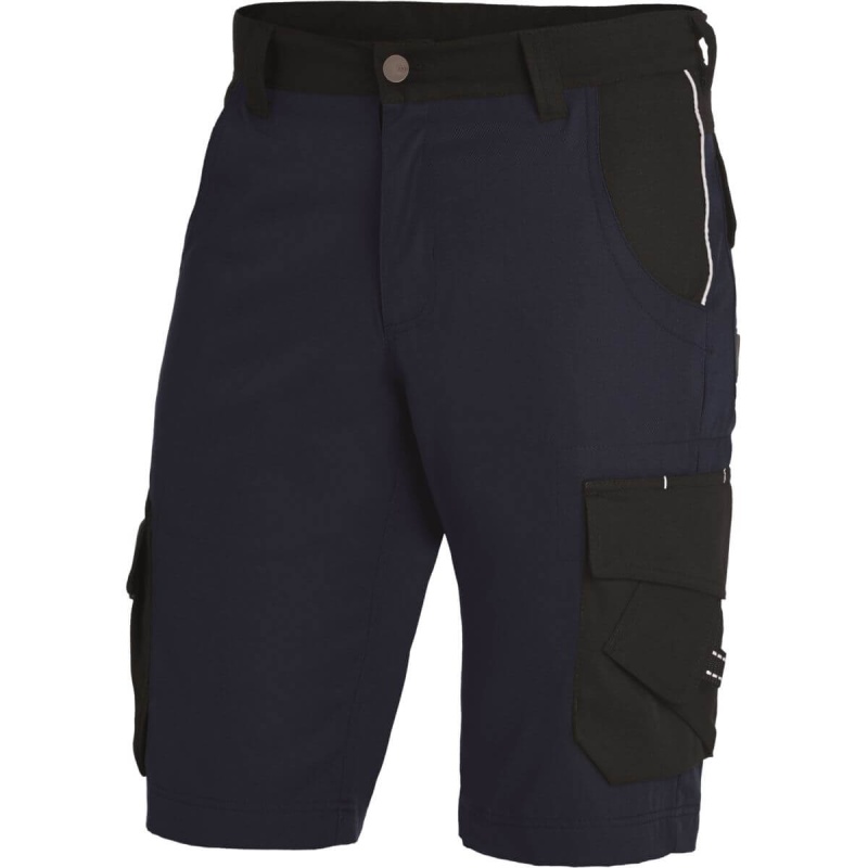 THEO Bermuda Short marine-schwarz