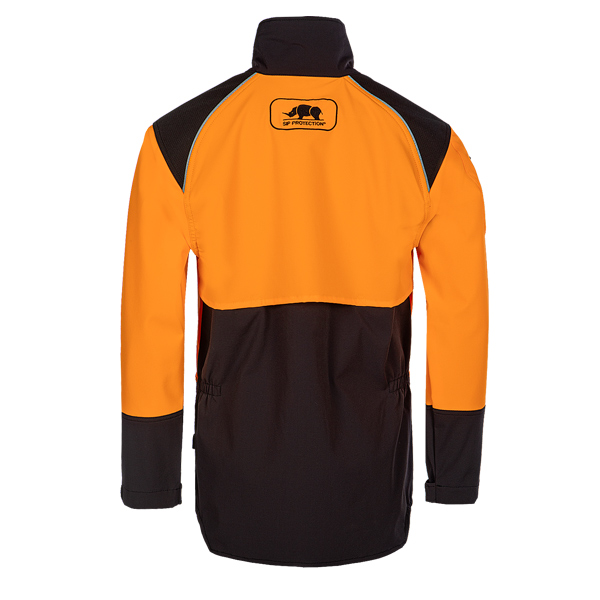 SIP Forest Pro Forstjacke, Grau-Leuchtorange