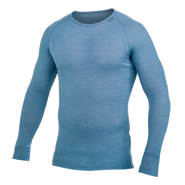 Woolpower Crewneck Lite Longsleeve, langarm, nordic blue