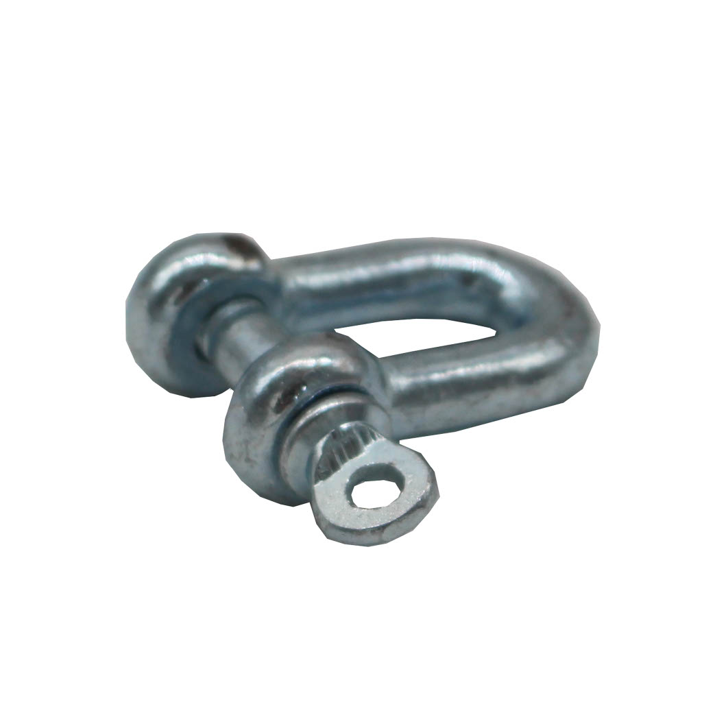 Schäkel, ähnl. DIN 82101, galvanisch verzinkt, Augbolzen