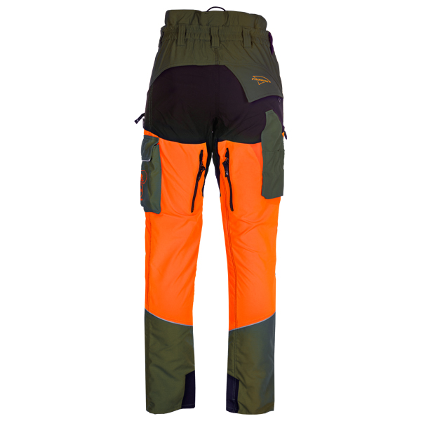 SIP Protection Samourai Schnittschutzhose - Grün-Leuchtorange