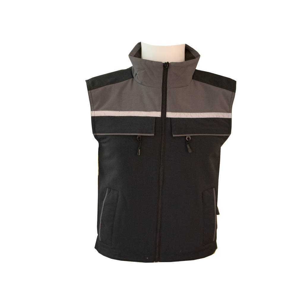 Jobby-Colour Bodywärmer Schwarz - Grau  Jobby-Colour Bodywärmer Schwarz - Grau