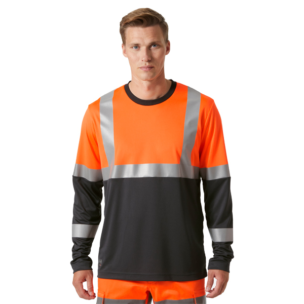 Helly Hansen Addvis Longsleeve CL1, EN20471, Leuchtorange