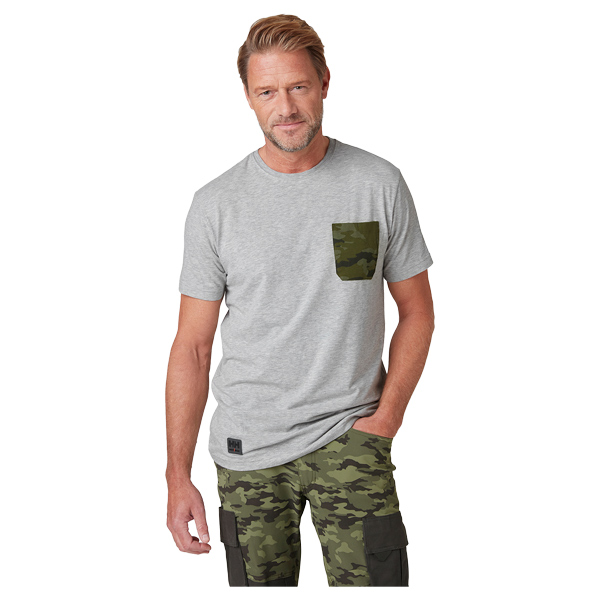 Helly Hansen Kensington T-Shirt, Grau-Melange-Camo
