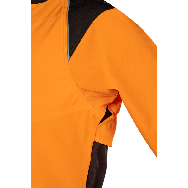 SIP Forest Pro Forstjacke, Grau-Leuchtorange