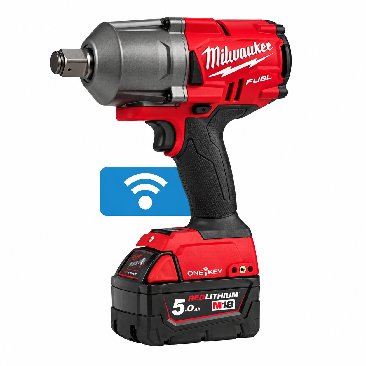 Milwaukee M18 FUEL ONE-KEY 3/4" Akku-Schlagschrauber mit Sprengring (M18 ONEFHIWF34-502X)