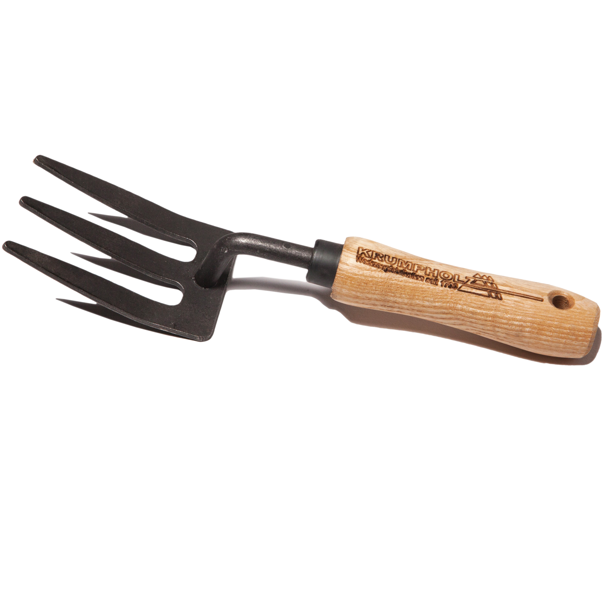 Krumpholz Junior-Handgabel, Eschengriff, Gewicht 140g, Stiellänge 14cm