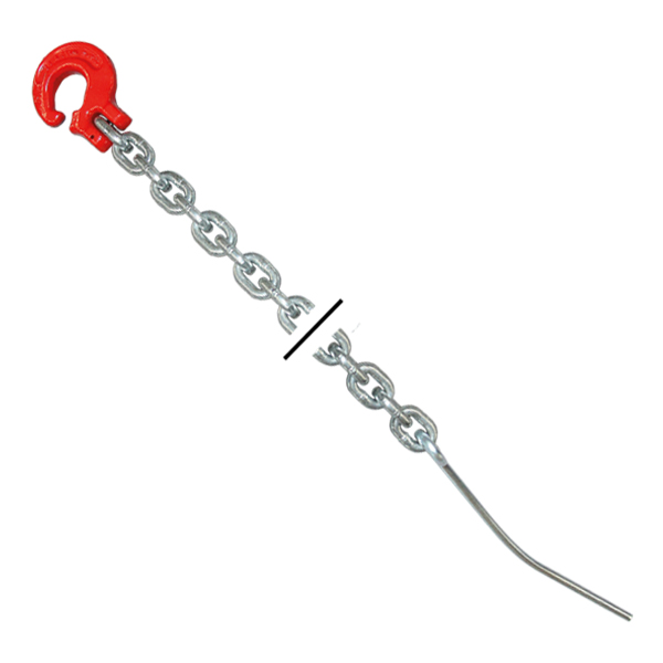 Chokerkette_TypD_verzinkt Chokerkette - 8mm - Typ D - Rundstahl