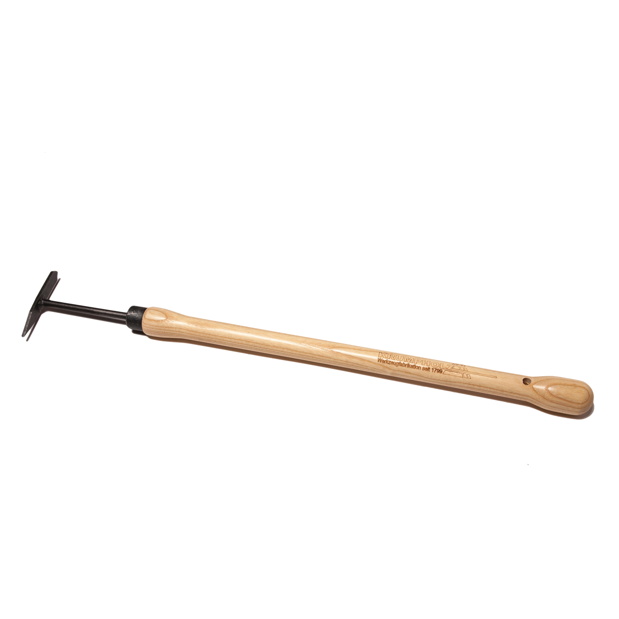 Krumpholz Fugenkratzer, Eschen-Knopf-Stiel, Gewicht 330g, Stiellänge 48cm