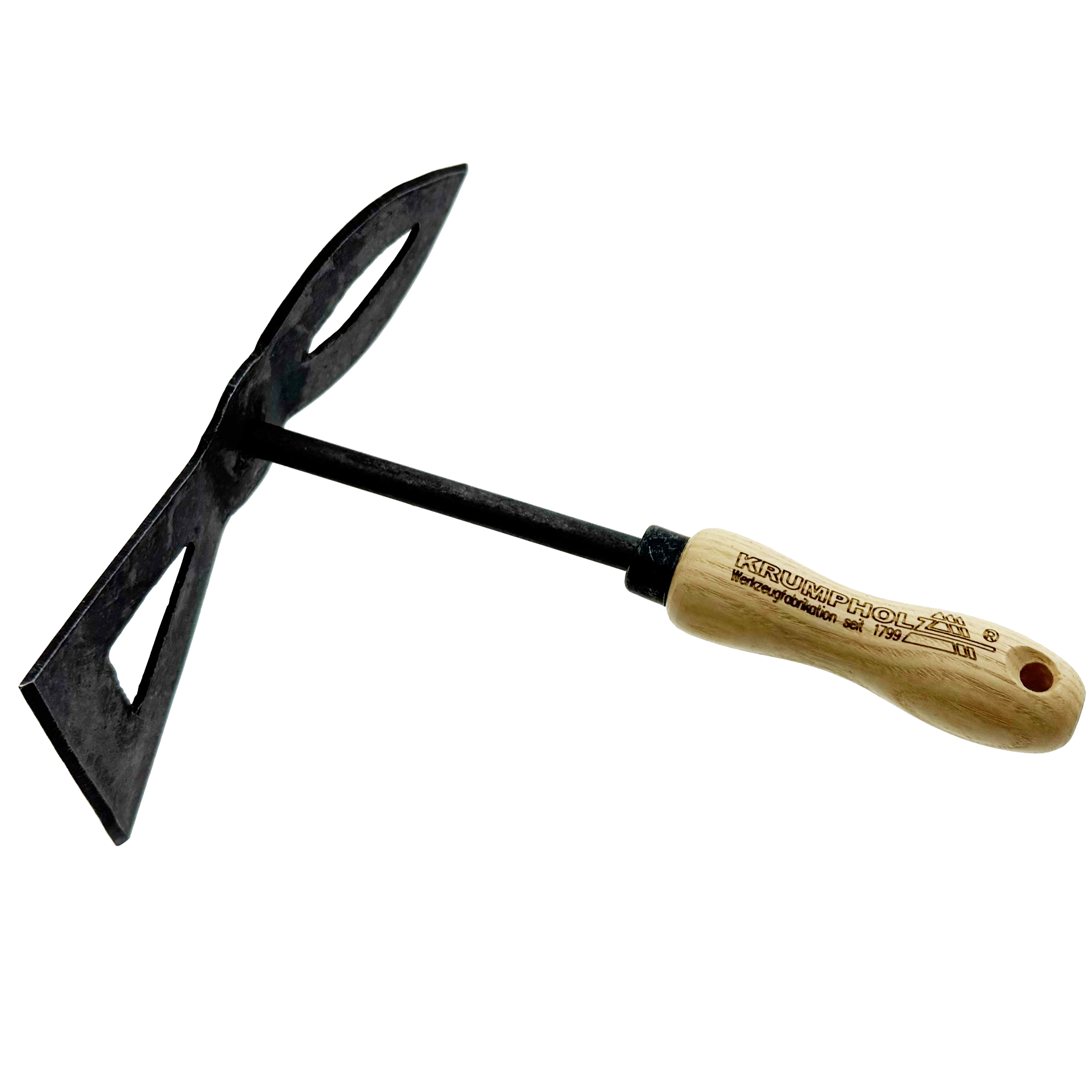 Krumpholz Junior-Samurai-Hacke, Eschenstiel, Gewicht 180g, Stiellänge 75cm