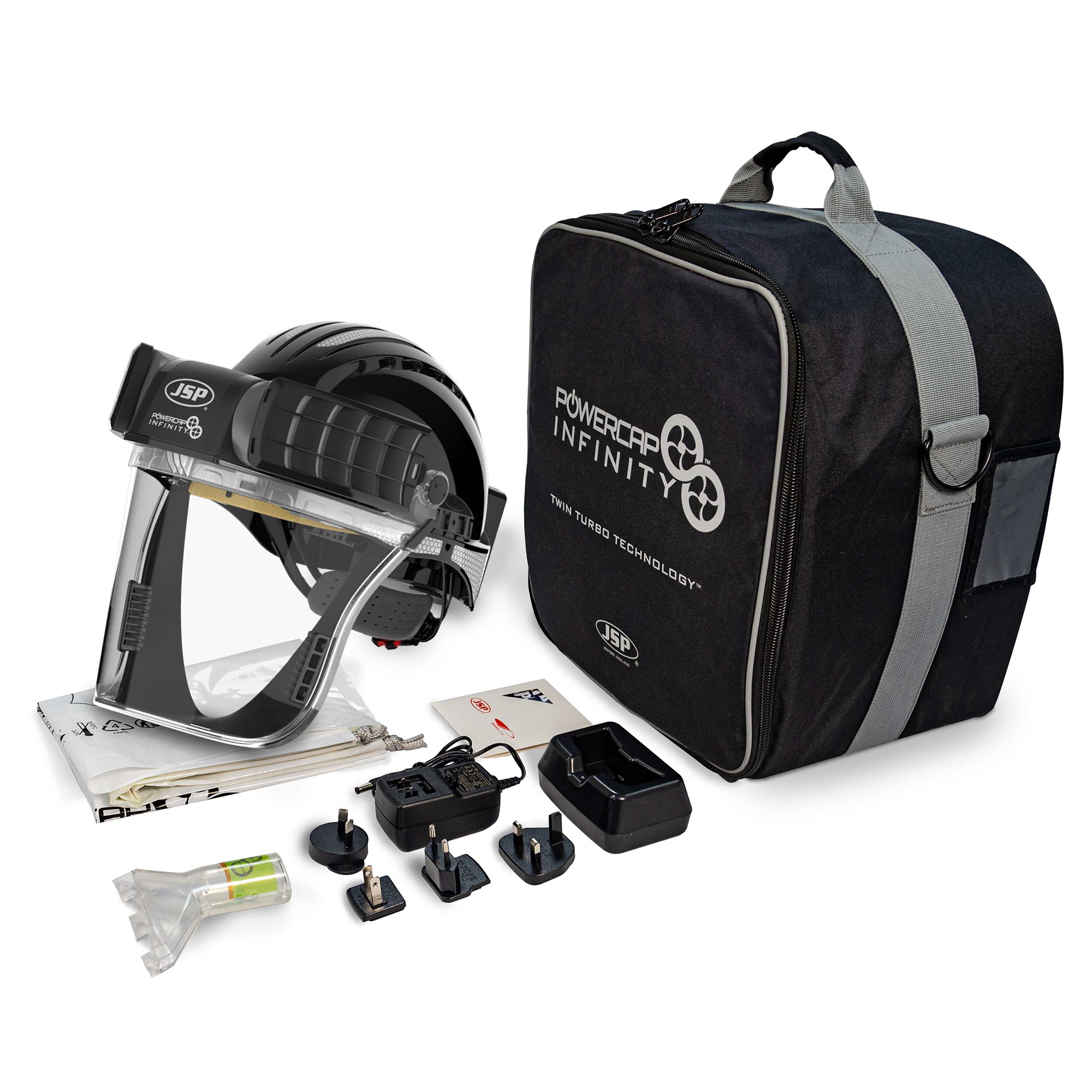 JSP Powercap® Infinity®, inkl. Helm schwarz