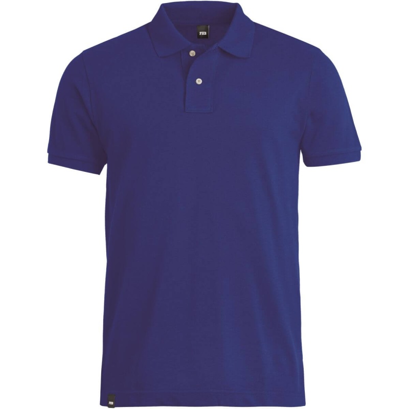 DANIEL Polo-Shirt royalblau