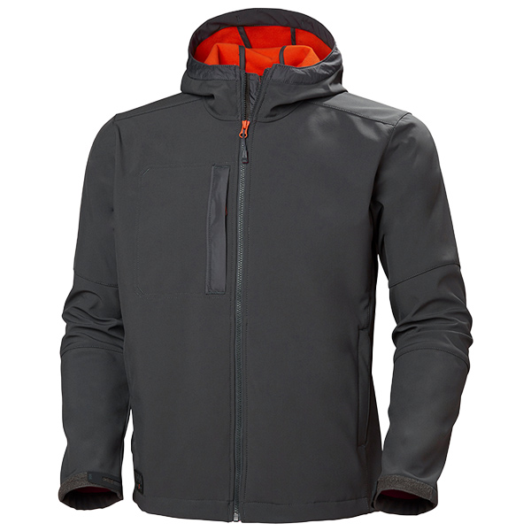 Helly Hansen Kensington Softshell Jacke mit Kapuze, Dark Grey