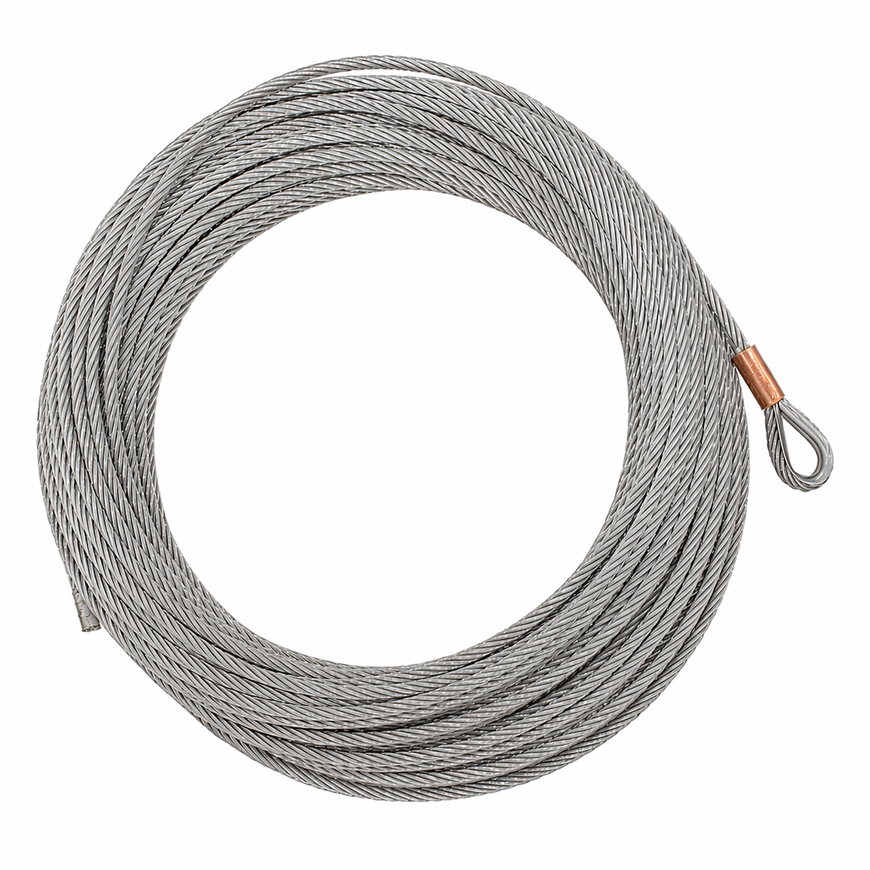 Edelstahlseil 1.4401 6x19M-SFC (6x19-PP) EN-12385-4, 8mm Ø, 1570 N/mm², Mbk 30,90kN, Länge: 52m