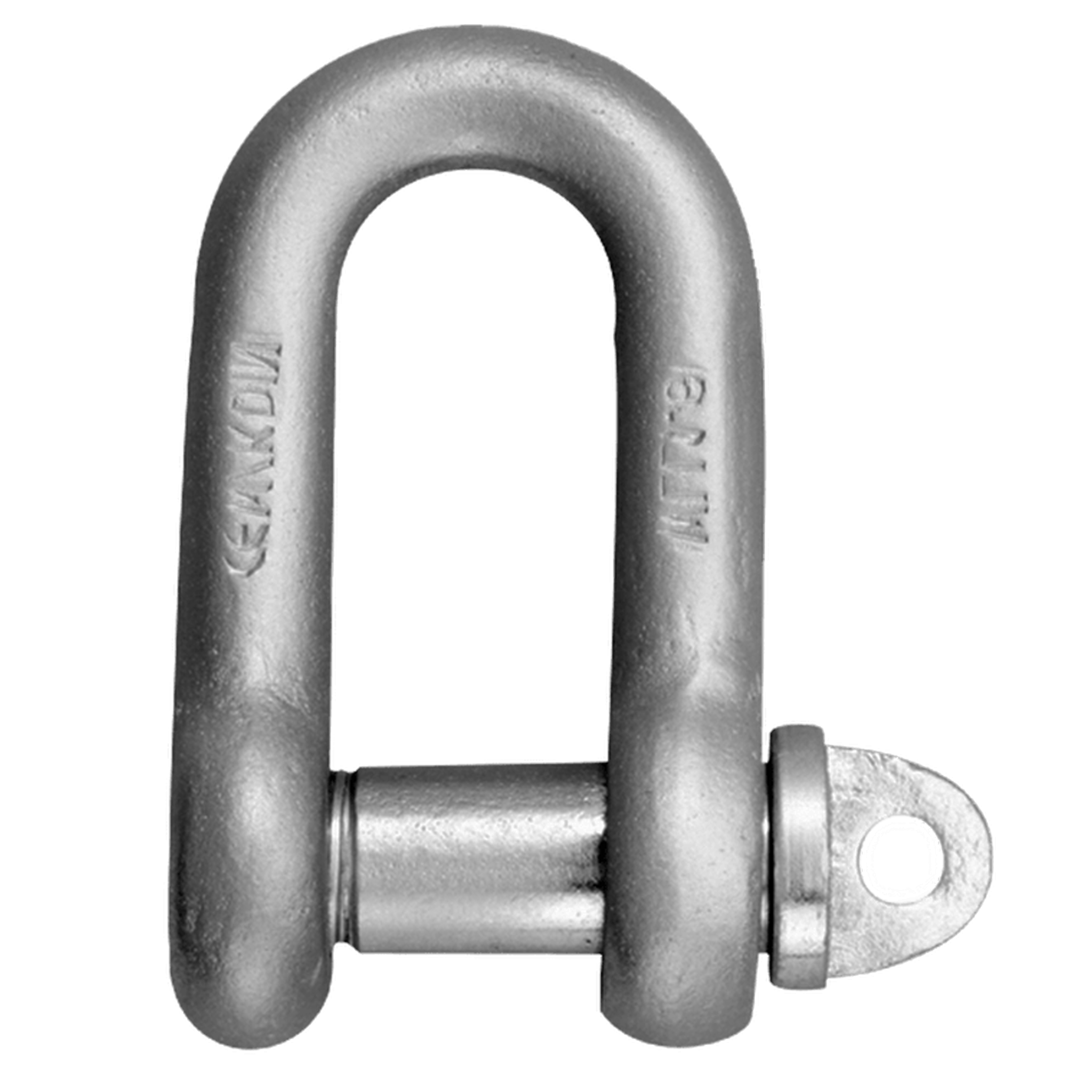 Schäkel, ähnl. DIN 82101, galvanisch verzinkt, Augbolzen