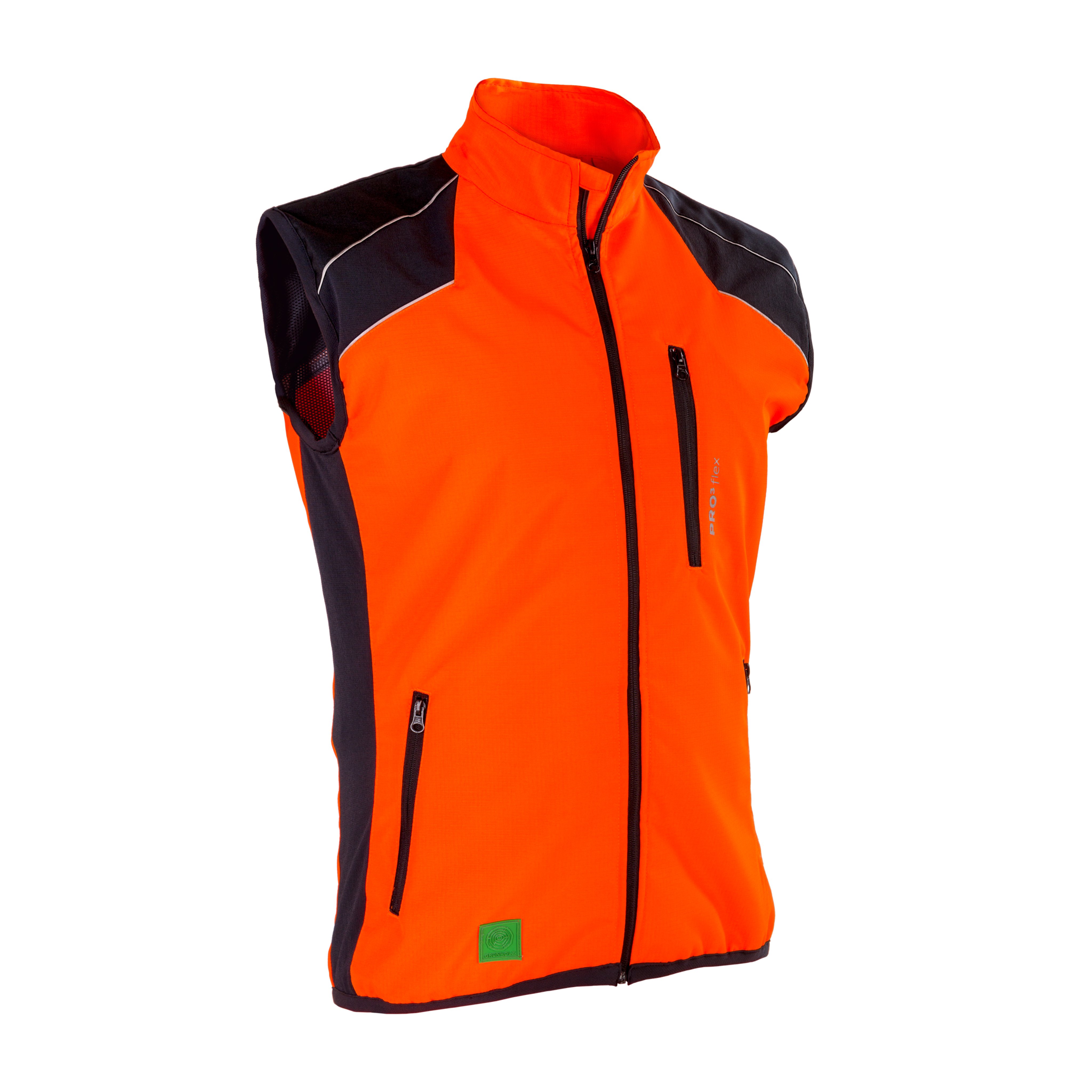 GRÜNHOLZ® Pro³®flex Forstweste orange - KWF-Profi