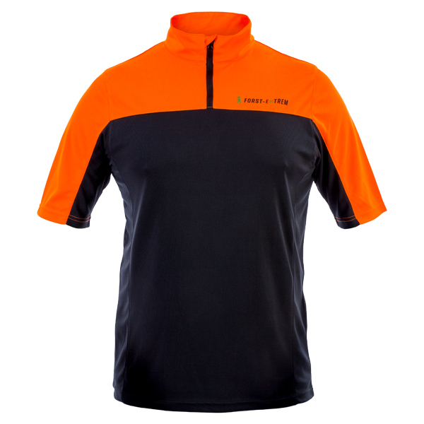 Forst-Extrem Beginner 2.0 Funktionsshirt - kurzarm - Anthrazit-Orange