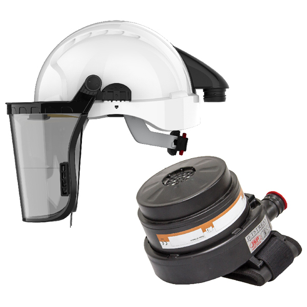 JSP_Jetstream__inkl_EVO5_A2PSL_Gase_Staubfilter_CDP020-000-000 JSP Jetstream®, inkl. EVO®5 Schutzhelm, A2PSL Staub- und Gasfilter