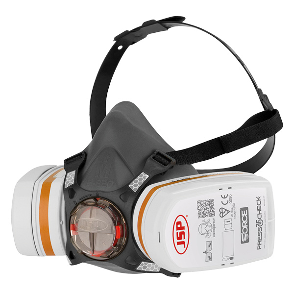 JSP Force® Halbmaske Atemschutzgerät - inkl. PressToCheck Filtern
